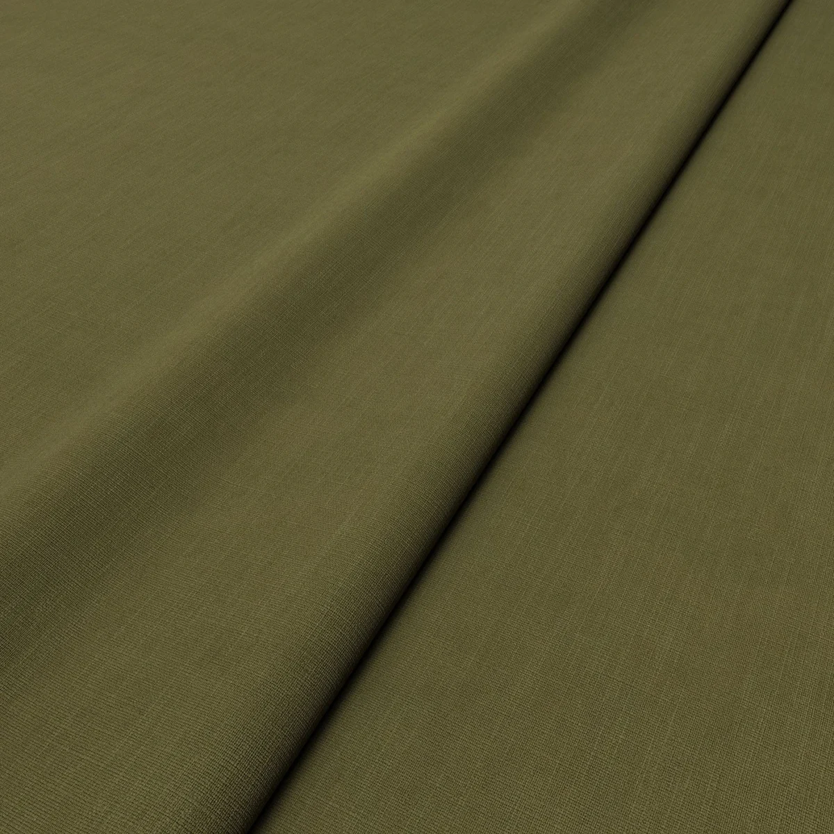 Pluto Fabric - Hemp by Pluto Fabric from Linwood Fabrics Pluto collection - green plain woven
