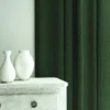 Pluto Fabric from Linwood Fabrics Pluto collection - green plain woven