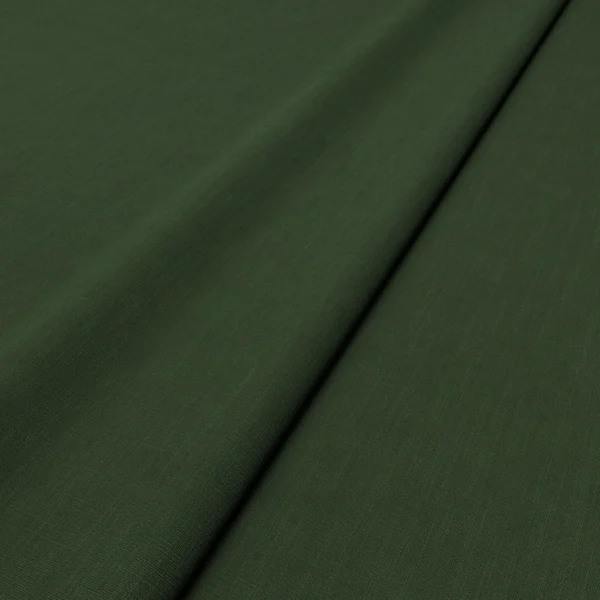 Pluto Fabric - Hunter by Pluto Fabric from Linwood Fabrics Pluto collection - green plain woven