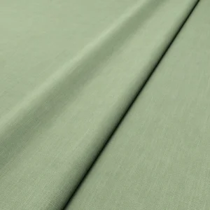 Pluto Fabric from Linwood Fabrics Pluto collection - green plain woven