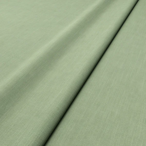 Pluto Fabric - Waterfall by Pluto Fabric from Linwood Fabrics Pluto collection - green plain woven