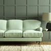 Pluto Fabric from Linwood Fabrics Pluto collection - blue plain woven