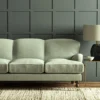 Pluto Fabric from Linwood Fabrics Pluto collection - blue plain woven