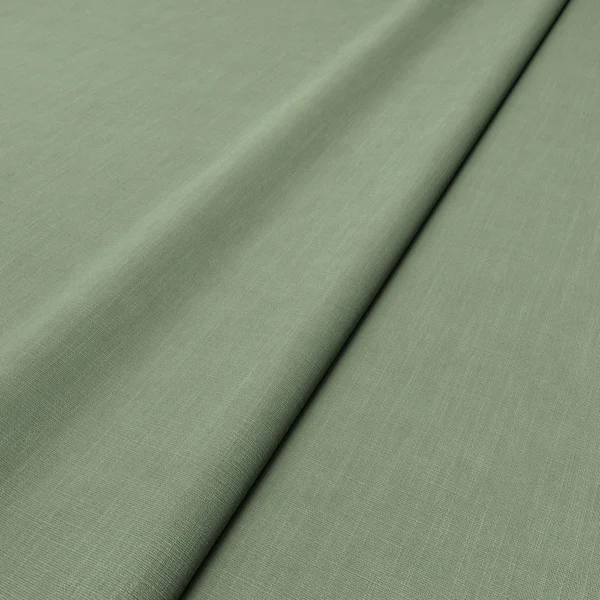Pluto Fabric - Bluestone by Pluto Fabric from Linwood Fabrics Pluto collection - blue plain woven