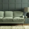 Pluto Fabric from Linwood Fabrics Pluto collection - blue plain woven
