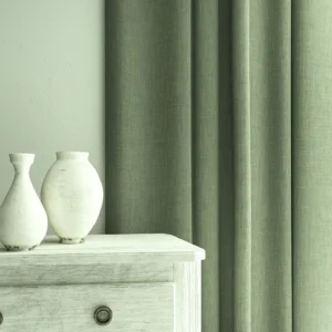 Pluto Fabric from Linwood Fabrics Pluto collection - blue plain woven
