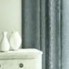 Pluto Fabric from Linwood Fabrics Pluto collection - black-grey plain woven