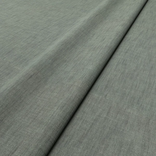 Pluto Fabric from Linwood Fabrics Pluto collection - black-grey plain woven