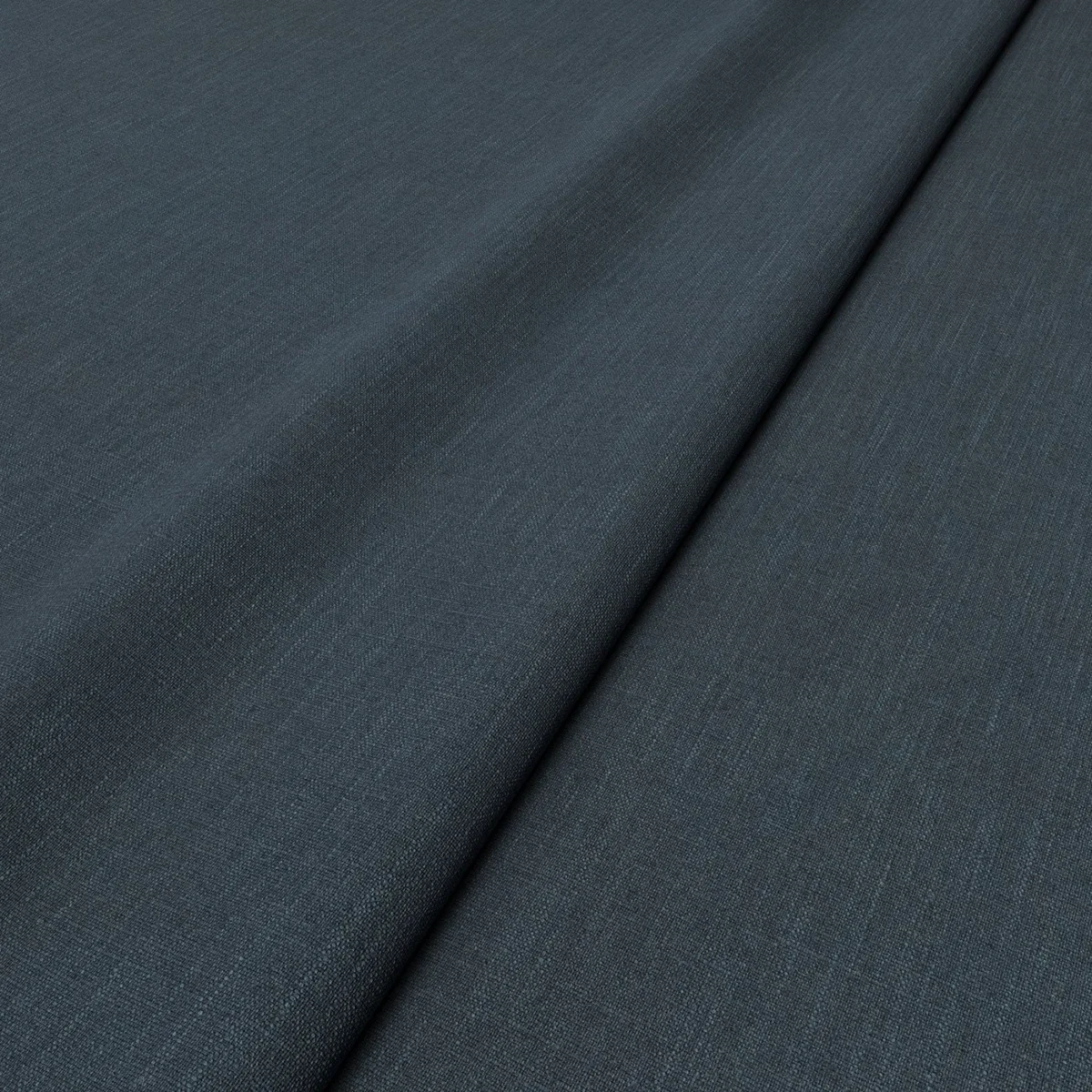 Pluto Fabric - Royal by Pluto Fabric from Linwood Fabrics Pluto collection - black-grey plain woven