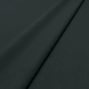 Pluto Fabric from Linwood Fabrics Pluto collection - black-grey plain woven