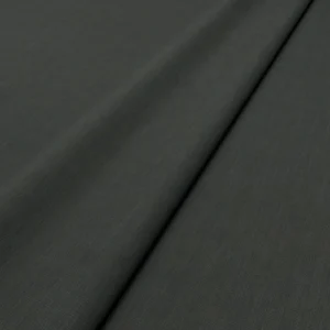 Pluto Fabric from Linwood Fabrics Pluto collection - black-grey plain woven