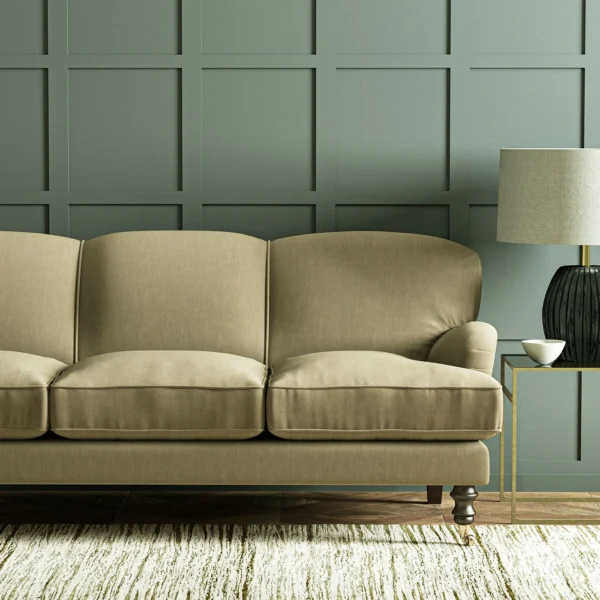 Pluto Fabric - Hessian by Pluto Fabric from Linwood Fabrics Pluto collection - black-grey plain woven