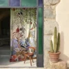 Otro Mundo Fabric from Christian Lacroix Casa Can Can collection - multicolour botanical embroideried