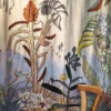 Otro Mundo Fabric from Christian Lacroix Casa Can Can collection - multicolour botanical embroideried