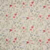 Snowshill Meadow Fabric from Osborne & Little Bourton collection - red botanical embroideried