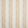 Cerney Stripe Fabric from Osborne & Little Bourton collection - yellow striped embroideried