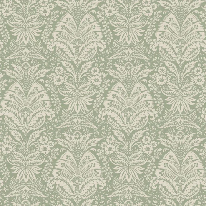 Bourton Damask Fabric - Sage swatch