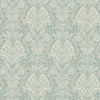 Bourton Damask Fabric from Osborne & Little Bourton collection - blue botanical printed