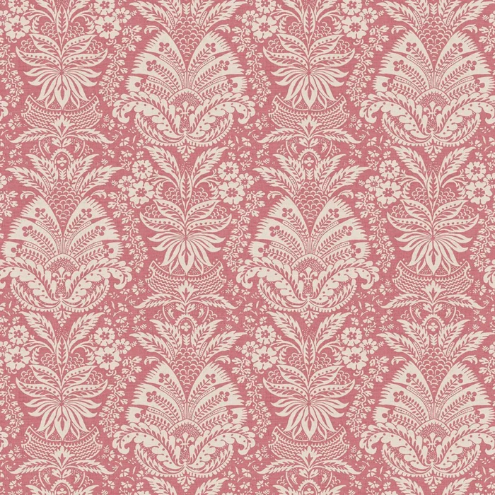 Bourton Damask Fabric - Rose swatch