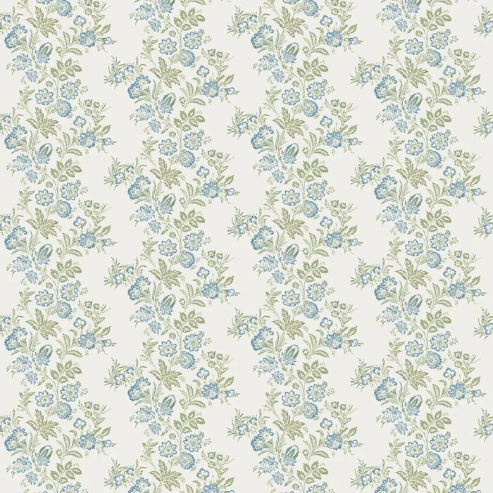 Bibury Fabric - Blue / Green swatch