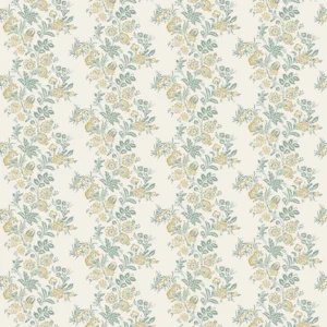 Bibury Fabric from Osborne & Little Bourton collection - blue botanical printed