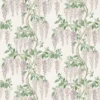 Wisteria Walk Fabric from Osborne & Little Bourton collection - green botanical printed