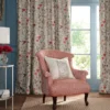 Snowshill Meadow Fabric from Osborne & Little Bourton collection - blue botanical embroideried