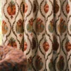 Mysore Fabric from Osborne & Little Belvedere collection - multicolour spotted embroideried