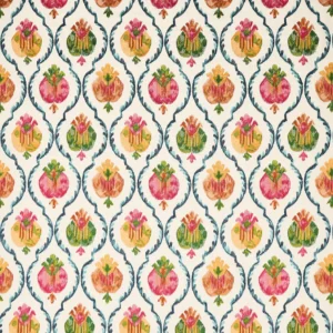 Mysore Fabric from Osborne & Little Belvedere collection - multicolour spotted embroideried