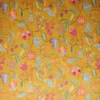 Masino Fabric from Osborne & Little Belvedere collection - yellow botanical velvet-chenille