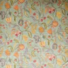 Masino Fabric from Osborne & Little Belvedere collection - blue botanical velvet-chenille