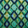 Xanadu Fabric from Osborne & Little Belvedere collection - blue spotted embroideried