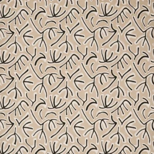 Avila Fabric from Osborne & Little Belvedere collection - brown misc embroideried