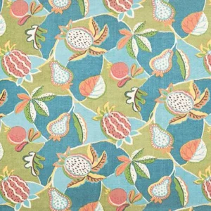 Melagrana Fabric from Osborne & Little Belvedere collection - multicolour misc printed