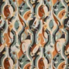Castillo Fabric from Osborne & Little Belvedere collection - orange misc jacquard
