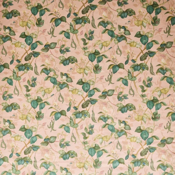 Cupani Fabric - Blush by Cupani Fabric from Osborne & Little Belvedere collection - pink botanical printed
