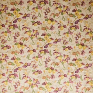 Cupani Fabric from Osborne & Little Belvedere collection - purple botanical printed