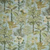Arboreta Fabric from Osborne & Little Belvedere collection - blue botanical embroideried