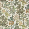 Arboreta Fabric from Osborne & Little Belvedere collection - green botanical embroideried