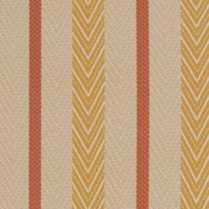 Sagitta Wallpaper - Amber /  Terracotta