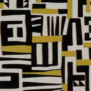 Zawaya Wallpaper - Black /  Ivory