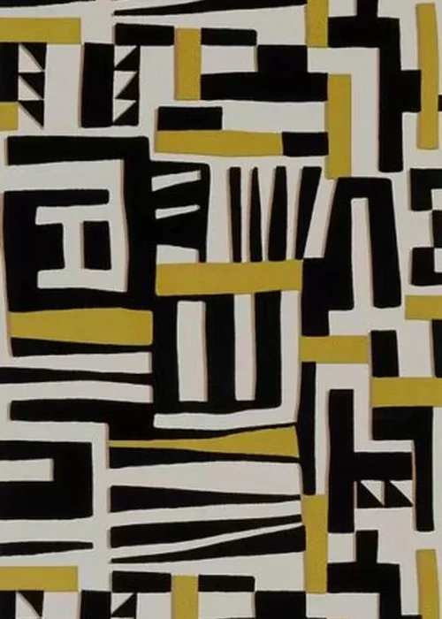 Zawaya Wallpaper - Black /  Ivory – Black / Ivory swatch