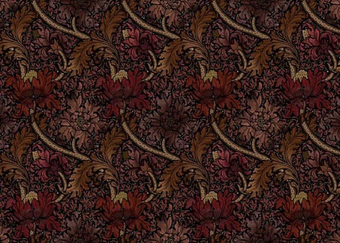 Morris Major Fabric - Russet swatch