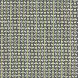 Ella Fabric - Slate / Chartreuse