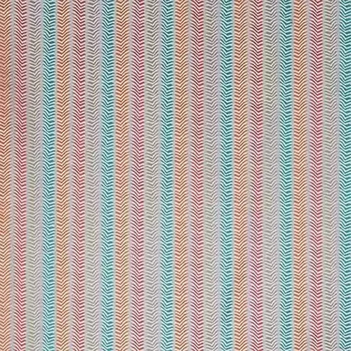 Brubeck Fabric - Ice / Mandarin / Coral by Brubeck Fabric - Ice / Mandarin / Coral from