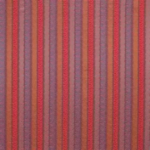 Brubeck Fabric - Plum / Red / Aqua / Peacock