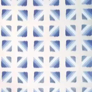Sorrento Fabric - Ultramarine / White