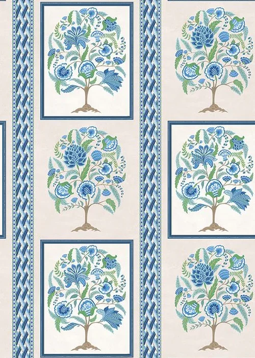 Taniska Wallpaper - Cobalt swatch