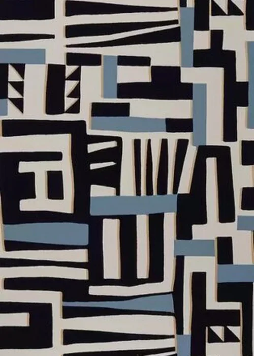 Zawaya Wallpaper - Indigo swatch