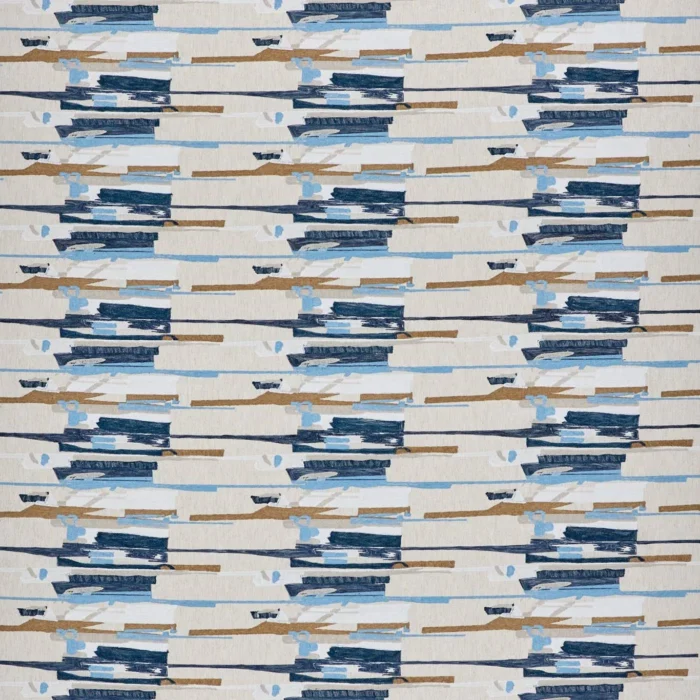 Zeal Ii Fabric - Indigo / Julip / Sky / Stone swatch